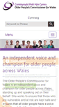 Mobile Screenshot of olderpeoplewales.com