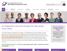 Tablet Screenshot of olderpeoplewales.com
